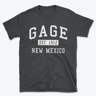 Gage New Mexico Classic Established Basic T-Shirt