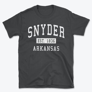Snyder Arkansas Classic Established Basic T-Shirt