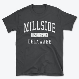 Millside Delaware Classic Established Basic T-Shirt