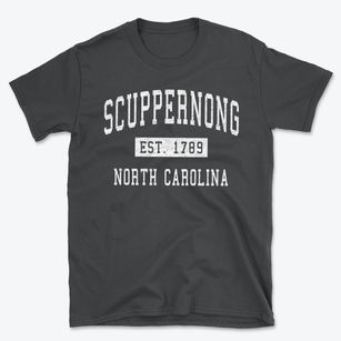 Scuppernong North Carolina Classic Established Basic T-Shirt