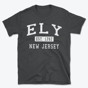 Ely New Jersey Classic Established Basic T-Shirt