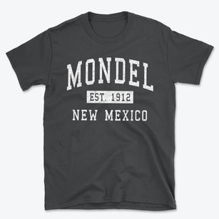 Mondel New Mexico Classic Established Basic T-Shirt