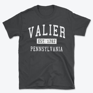 Valier Pennsylvania Classic Established Basic T-Shirt