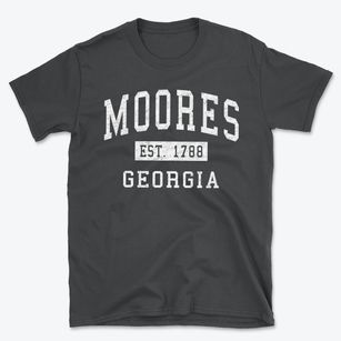 Moores Georgia Classic Established Basic T-Shirt