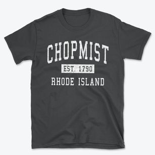 Chopmist Rhode Island Classic Established Basic T-Shirt