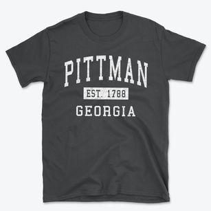 Pittman Georgia Classic Established Basic T-Shirt