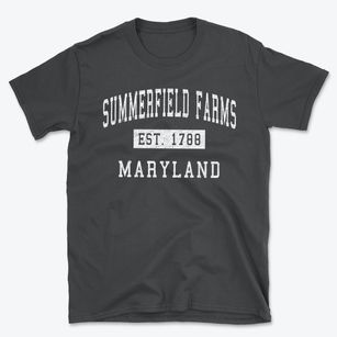 Summerfield Farms Maryland Classic Established Basic T-Shirt