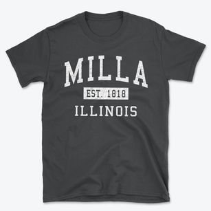 Milla Illinois Classic Established Basic T-Shirt