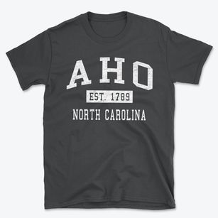 Aho North Carolina Classic Established Basic T-Shirt