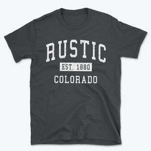 Rustic Colorado Classic Established Basic T-Shirt