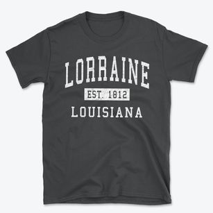 Lorraine Louisiana Classic Established Basic T-Shirt