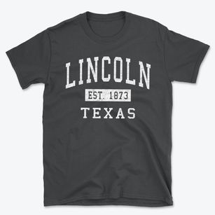 Lincoln Texas Classic Established Basic T-Shirt