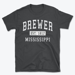 Brewer Mississippi Classic Established Basic T-Shirt