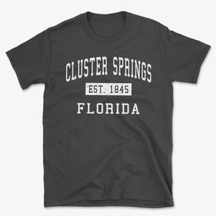 Cluster Springs Florida Classic Established Basic T-Shirt