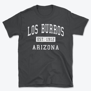 Los Burros Arizona Classic Established Basic T-Shirt