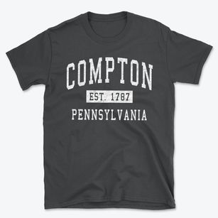 Compton Pennsylvania Classic Established Basic T-Shirt