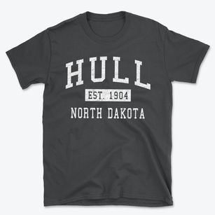 Hull North Dakota Classic Established Basic T-Shirt