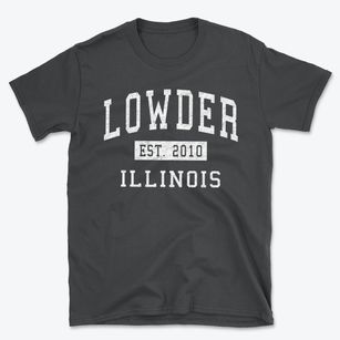 Lowder Illinois Classic Established Basic T-Shirt