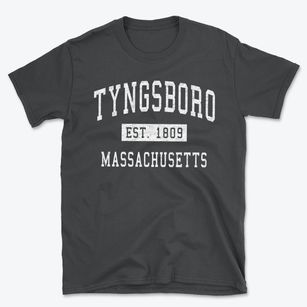 Tyngsboro Massachusetts Classic Established Basic T-Shirt