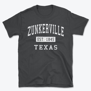 Zunkerville Texas Classic Established Basic T-Shirt