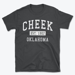 Cheek Oklahoma Classic Established Basic T-Shirt