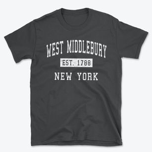 West Middlebury New York Classic Established Basic T-Shirt