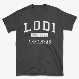 Lodi Arkansas Classic Established Basic T-Shirt