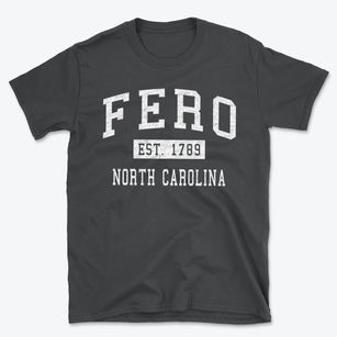 Fero North Carolina Classic Established Basic T-Shirt