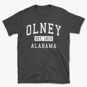 Olney Alabama Classic Established Basic T-Shirt