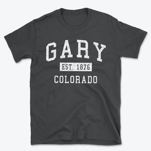 Gary Colorado Classic Established Basic T-Shirt
