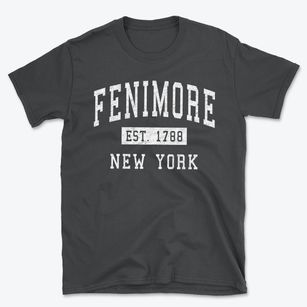 Fenimore New York Classic Established Basic T-Shirt