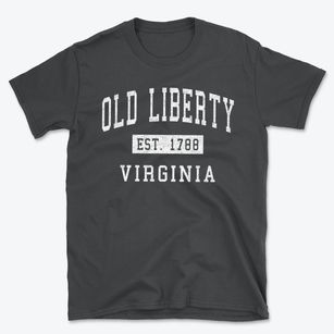 Old Liberty Virginia Classic Established Basic T-Shirt