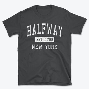 Halfway New York Classic Established Basic T-Shirt