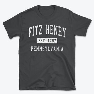Fitz Henry Pennsylvania Classic Established Basic T-Shirt