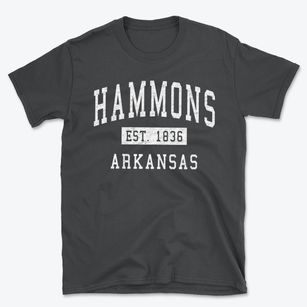 Hammons Arkansas Classic Established Basic T-Shirt