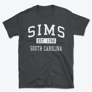 Sims South Carolina Classic Established Basic T-Shirt