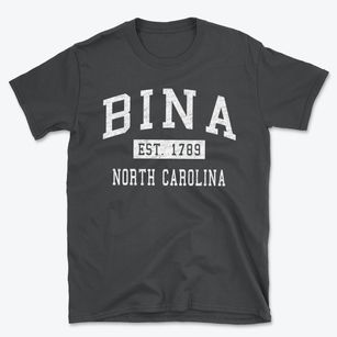 Bina North Carolina Classic Established Basic T-Shirt