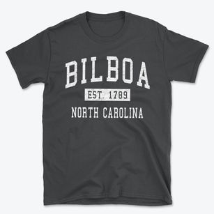 Bilboa North Carolina Classic Established Basic T-Shirt