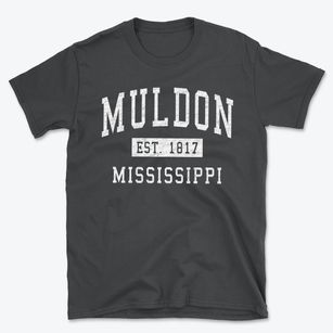 Muldon Mississippi Classic Established Basic T-Shirt
