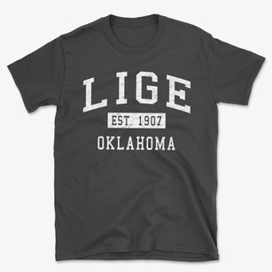 Lige Oklahoma Classic Established Basic T-Shirt
