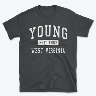 Young West Virginia Classic Established Basic T-Shirt
