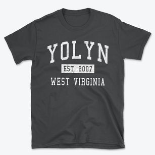 Yolyn West Virginia Classic Established Basic T-Shirt