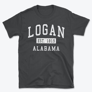 Logan Alabama Classic Established Basic T-Shirt