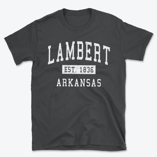 Lambert Arkansas Classic Established Basic T-Shirt