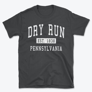 Dry Run Pennsylvania Classic Established Basic T-Shirt