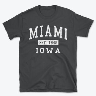 Miami Iowa Classic Established Basic T-Shirt