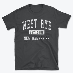 West Rye New Hampshire Classic Established Basic T-Shirt