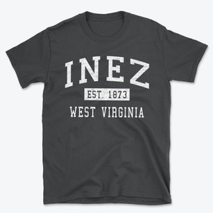 Inez West Virginia Classic Established Basic T-Shirt