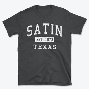 Satin Texas Classic Established Basic T-Shirt
