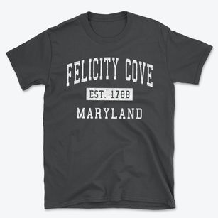 Felicity Cove Maryland Classic Established Basic T-Shirt